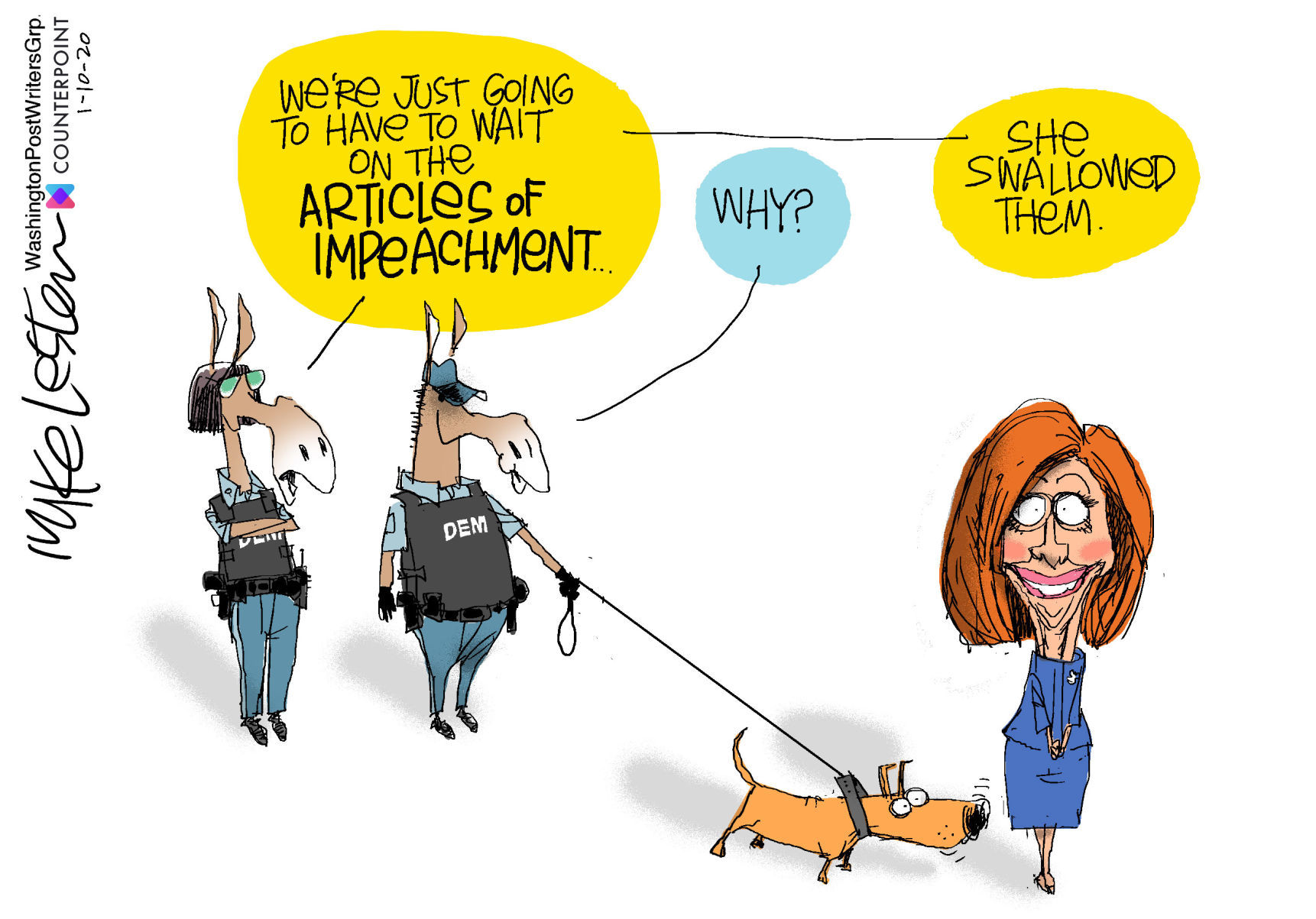 Mike Lester cartoon